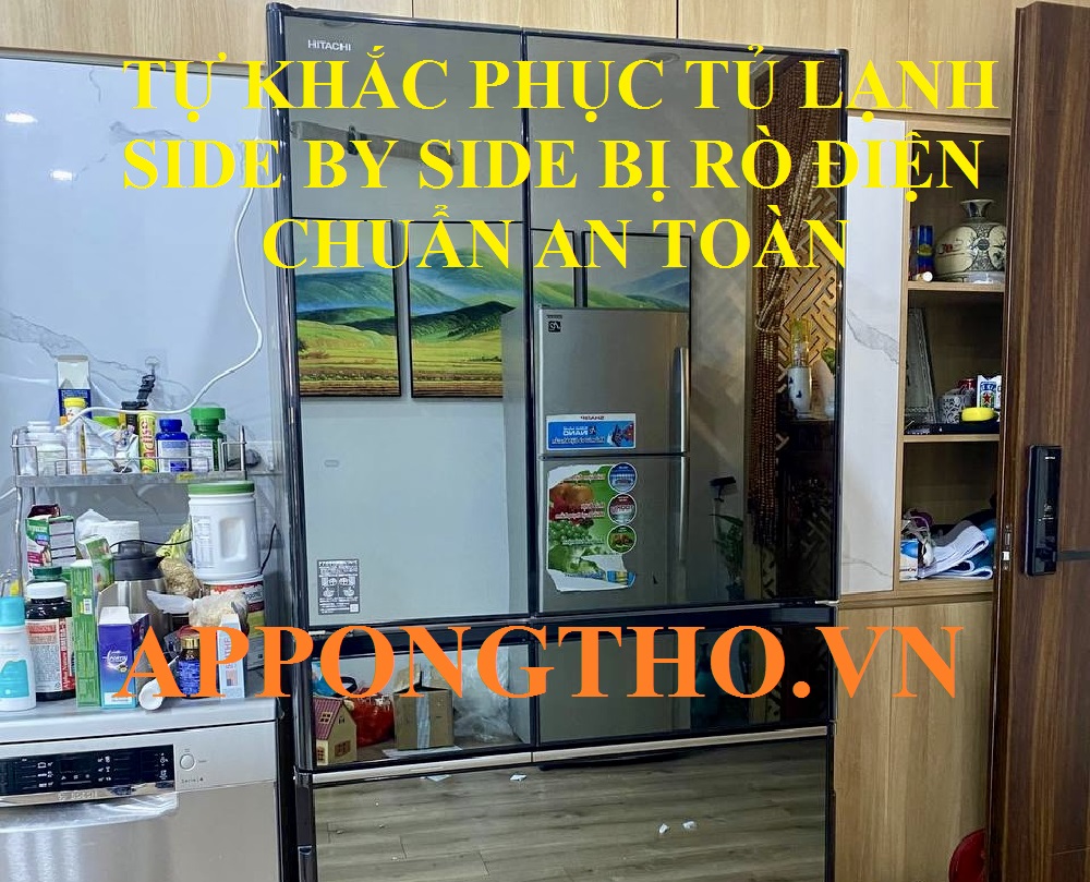 Tủ lạnh Side by Side Beko gặp sự cố điện giật nguy hiểm