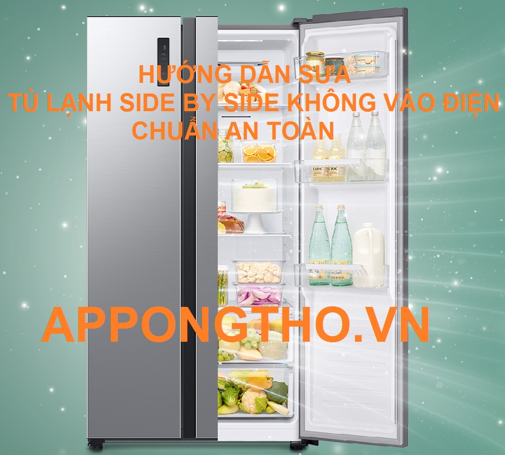 Tại sao phích cắm tủ lạnh Side by Side cắm chặt mà không có điện?